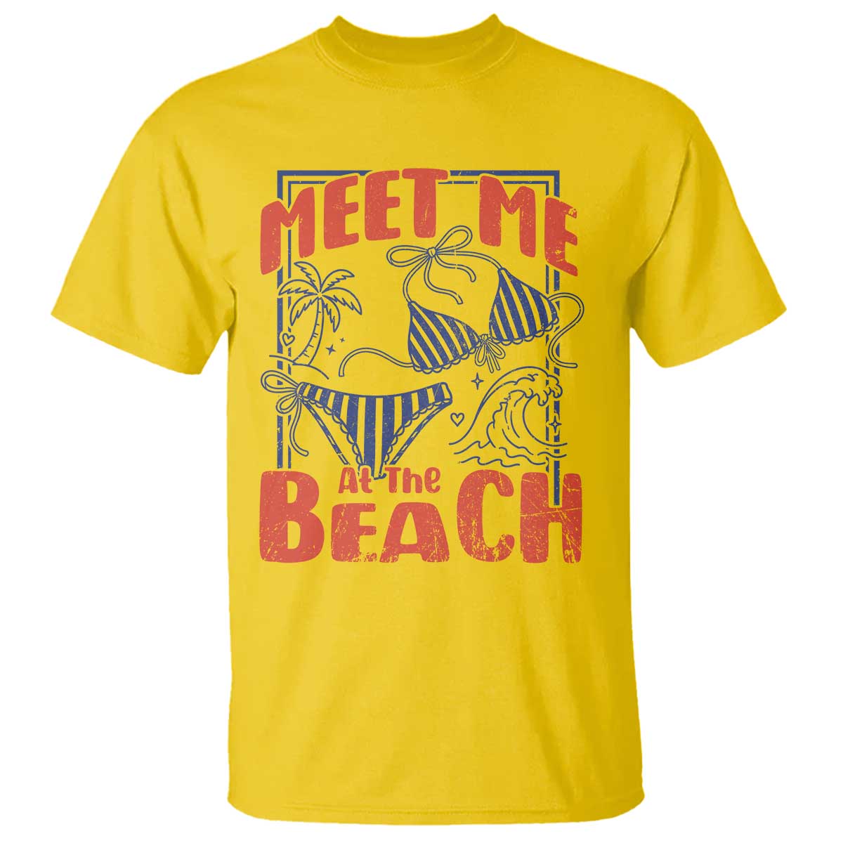 Meet Me At The Beach T Shirt Summer Girls Trip Bikini Lover Gift