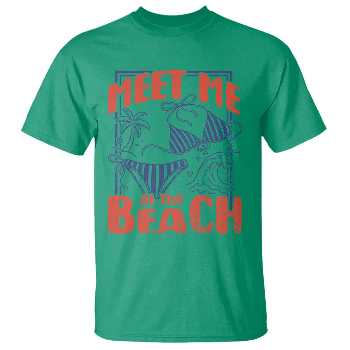 Meet Me At The Beach T Shirt Summer Girls Trip Bikini Lover Gift