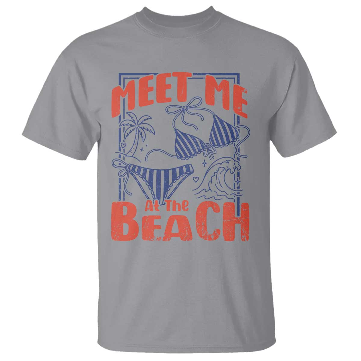 Meet Me At The Beach T Shirt Summer Girls Trip Bikini Lover Gift