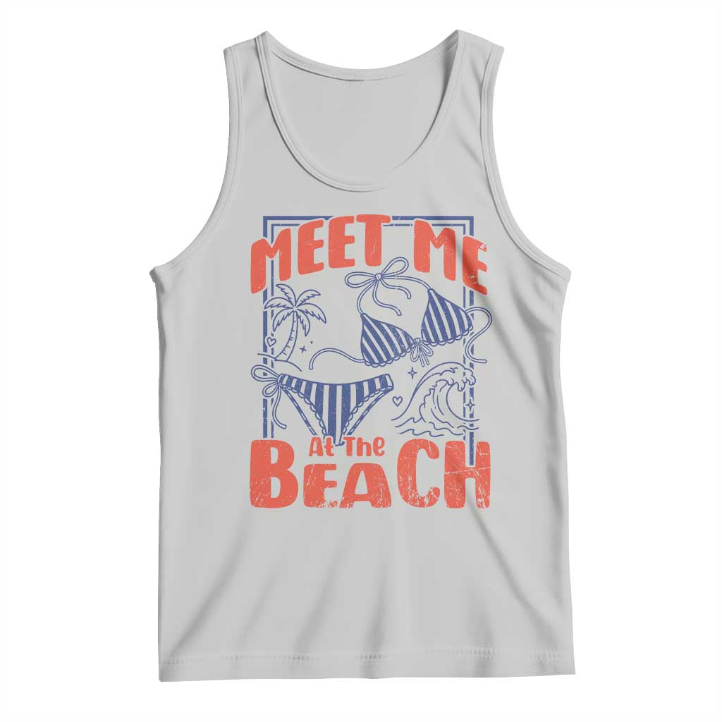 Meet Me At The Beach Tank Top Summer Girls Trip Bikini Lover Gift
