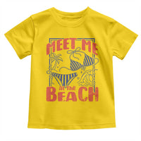 Meet Me At The Beach Toddler T Shirt Summer Girls Trip Bikini Lover Gift