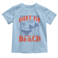 Meet Me At The Beach Toddler T Shirt Summer Girls Trip Bikini Lover Gift