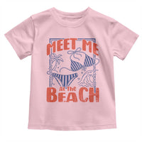 Meet Me At The Beach Toddler T Shirt Summer Girls Trip Bikini Lover Gift