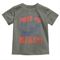 Meet Me At The Beach Toddler T Shirt Summer Girls Trip Bikini Lover Gift