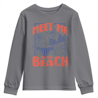 Meet Me At The Beach Youth Sweatshirt Summer Girls Trip Bikini Lover Gift