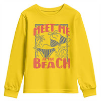 Meet Me At The Beach Youth Sweatshirt Summer Girls Trip Bikini Lover Gift