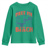 Meet Me At The Beach Youth Sweatshirt Summer Girls Trip Bikini Lover Gift