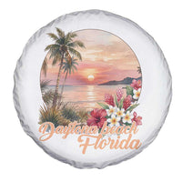 Daytona Beach Florida Spare Tire Cover Tropical Palm Tree Ocean Travel Gift