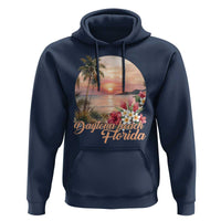 Daytona Beach Florida Hoodie Tropical Palm Tree Ocean Travel Gift