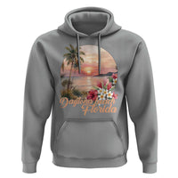 Daytona Beach Florida Hoodie Tropical Palm Tree Ocean Travel Gift