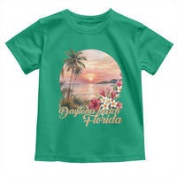 Daytona Beach Florida Toddler T Shirt Tropical Palm Tree Ocean Travel Gift