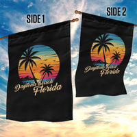 Vintage Daytona Beach Florida Garden Flag Summer Vacation Graphic
