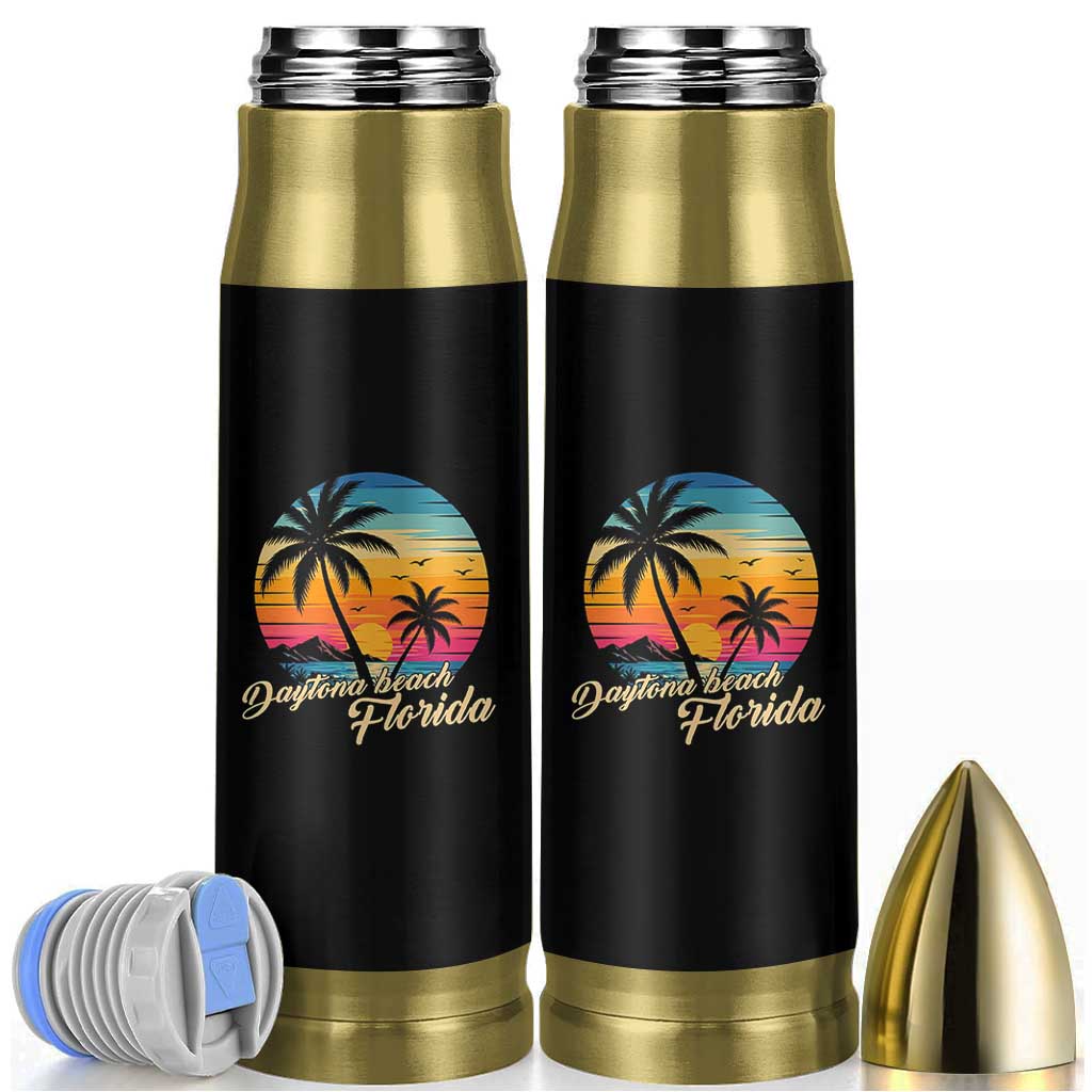 Vintage Daytona Beach Florida Bullet Tumbler Summer Vacation Graphic