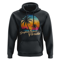 Vintage Daytona Beach Florida Hoodie Summer Vacation Graphic