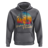 Vintage Daytona Beach Florida Hoodie Summer Vacation Graphic