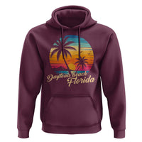 Vintage Daytona Beach Florida Hoodie Summer Vacation Graphic