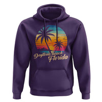 Vintage Daytona Beach Florida Hoodie Summer Vacation Graphic