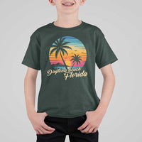 Vintage Daytona Beach Florida T Shirt For Kid Summer Vacation Graphic