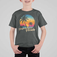 Vintage Daytona Beach Florida T Shirt For Kid Summer Vacation Graphic