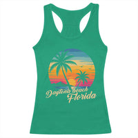 Vintage Daytona Beach Florida Racerback Tank Top Summer Vacation Graphic