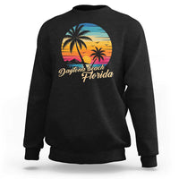 Vintage Daytona Beach Florida Sweatshirt Summer Vacation Graphic