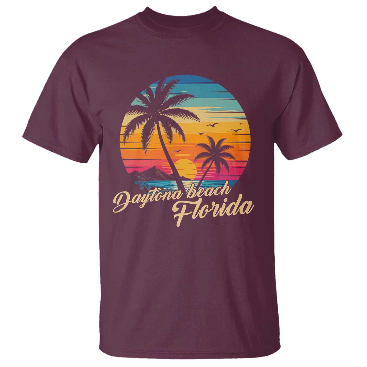 Vintage Daytona Beach Florida T Shirt Summer Vacation Graphic