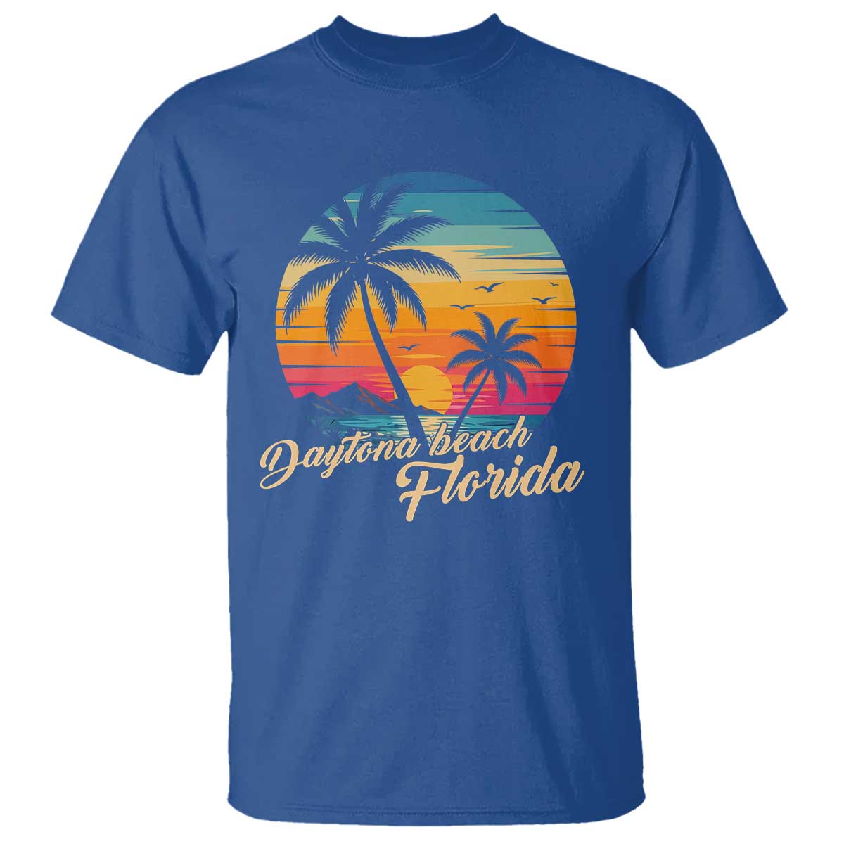 Vintage Daytona Beach Florida T Shirt Summer Vacation Graphic