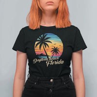 Vintage Daytona Beach Florida T Shirt For Women Summer Vacation Graphic