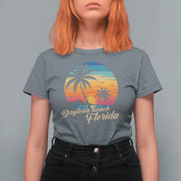 Vintage Daytona Beach Florida T Shirt For Women Summer Vacation Graphic