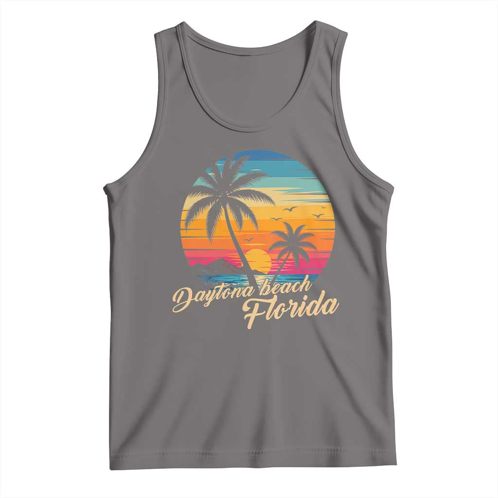 Vintage Daytona Beach Florida Tank Top Summer Vacation Graphic