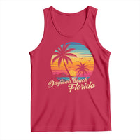 Vintage Daytona Beach Florida Tank Top Summer Vacation Graphic