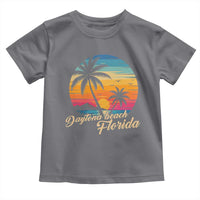 Vintage Daytona Beach Florida Toddler T Shirt Summer Vacation Graphic