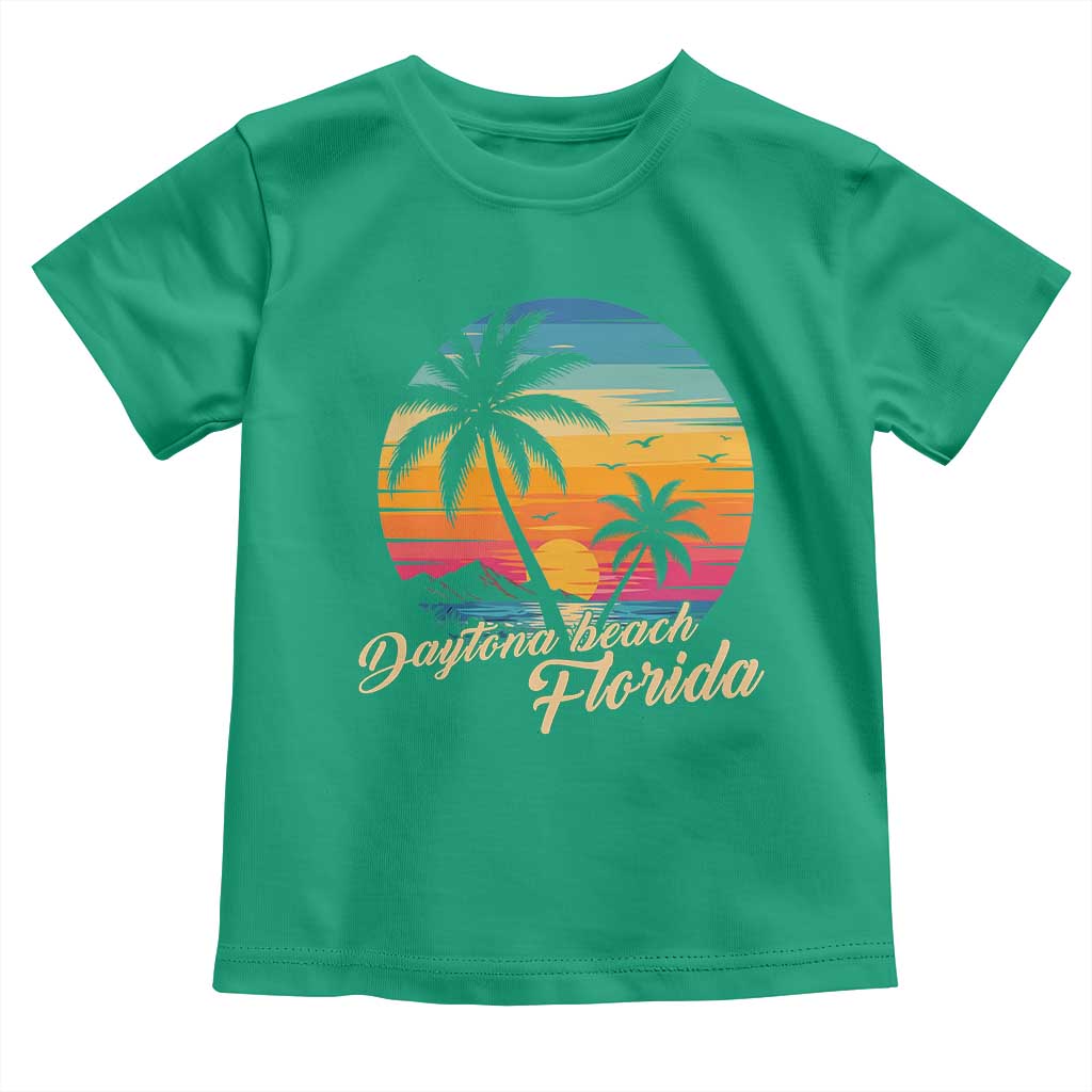 Vintage Daytona Beach Florida Toddler T Shirt Summer Vacation Graphic