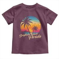 Vintage Daytona Beach Florida Toddler T Shirt Summer Vacation Graphic