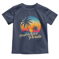Vintage Daytona Beach Florida Toddler T Shirt Summer Vacation Graphic
