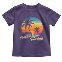 Vintage Daytona Beach Florida Toddler T Shirt Summer Vacation Graphic