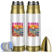 Retro Florida Beach Bullet Tumbler Summer Vacation Gift