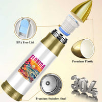 Retro Florida Beach Bullet Tumbler Summer Vacation Gift
