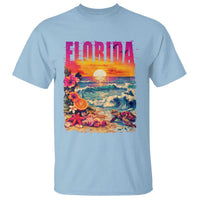 Retro Florida Beach T Shirt Summer Vacation Gift