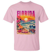 Retro Florida Beach T Shirt Summer Vacation Gift
