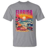 Retro Florida Beach T Shirt Summer Vacation Gift