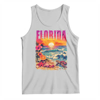 Retro Florida Beach Tank Top Summer Vacation Gift