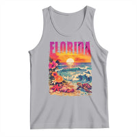 Retro Florida Beach Tank Top Summer Vacation Gift