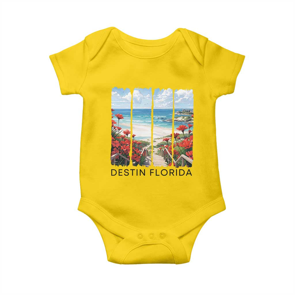 Destin Florida Baby Onesie Summer Travel Beach Vacation Gift
