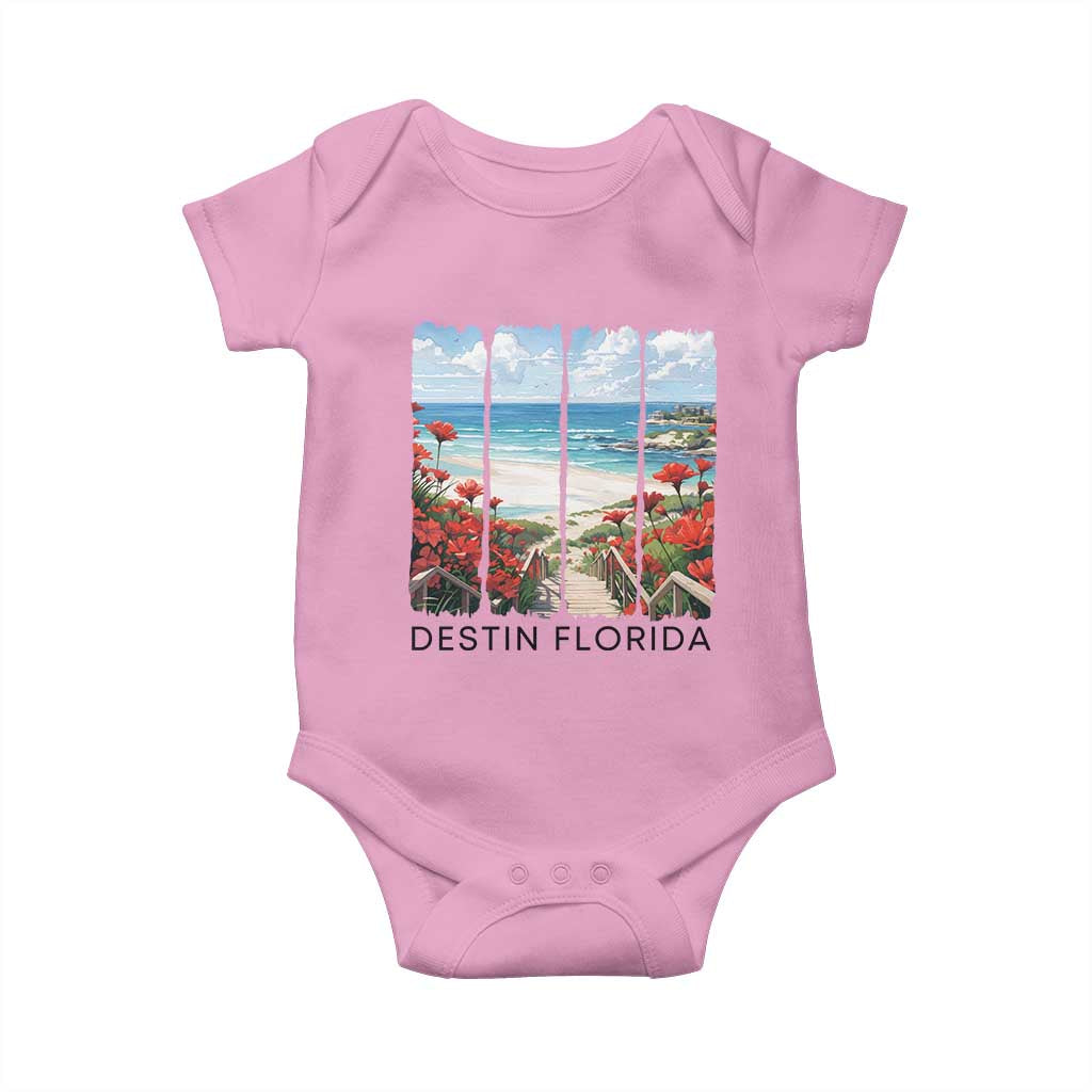 Destin Florida Baby Onesie Summer Travel Beach Vacation Gift