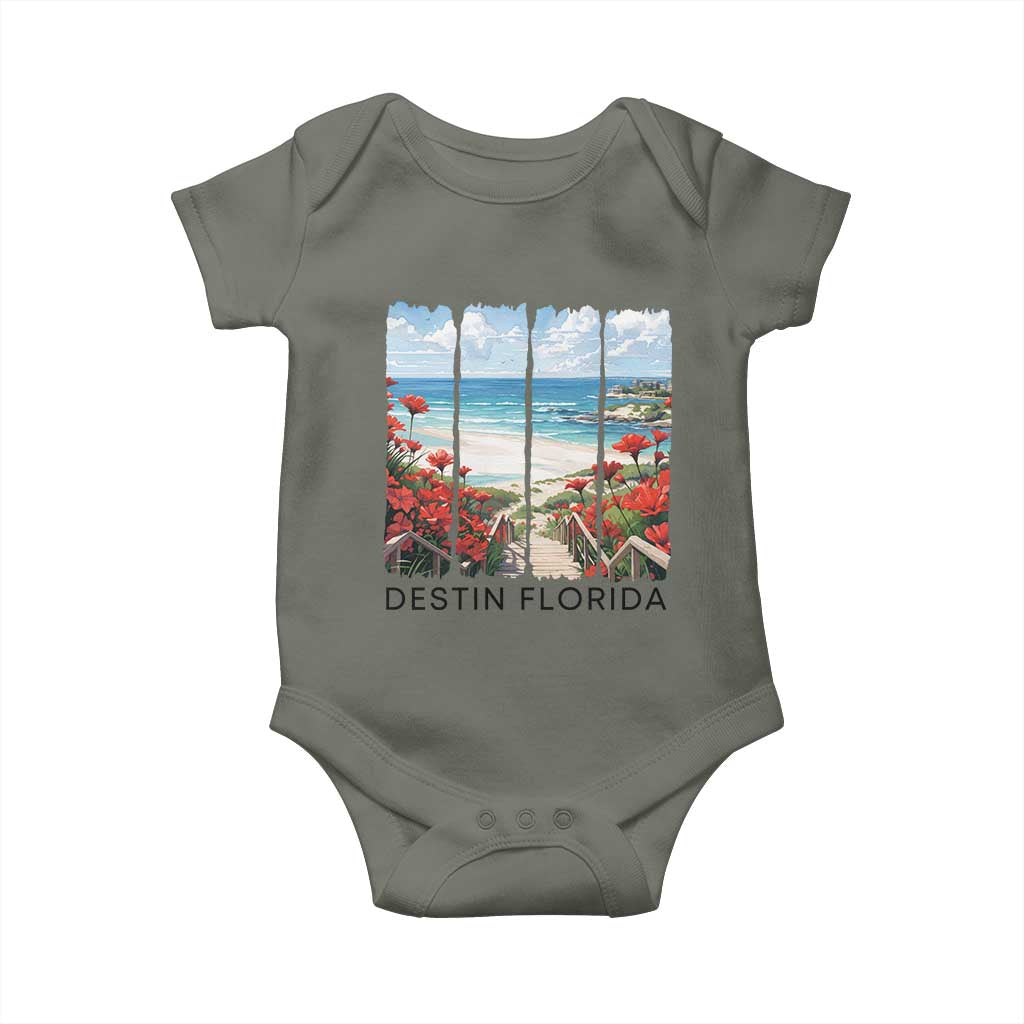 Destin Florida Baby Onesie Summer Travel Beach Vacation Gift