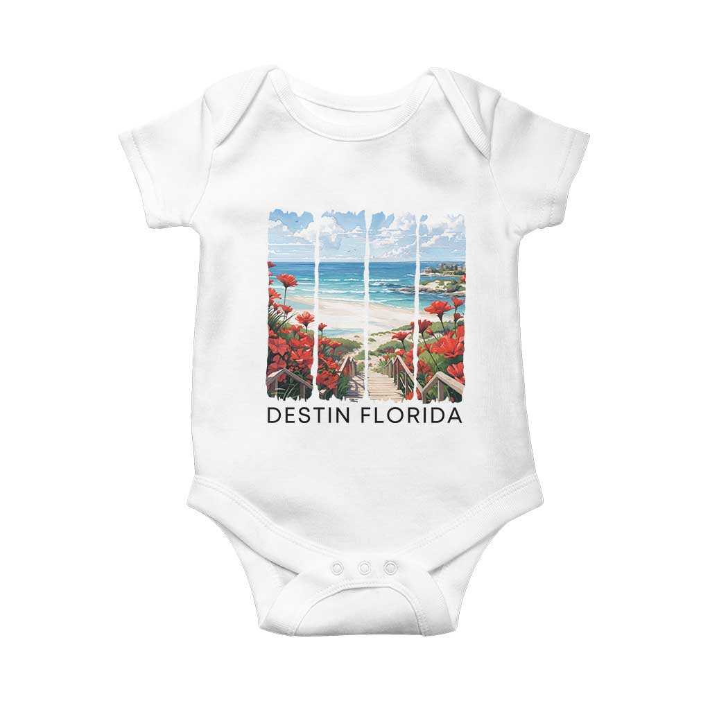 Destin Florida Baby Onesie Summer Travel Beach Vacation Gift