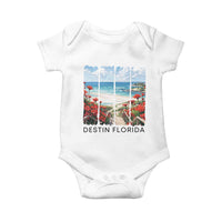 Destin Florida Baby Onesie Summer Travel Beach Vacation Gift