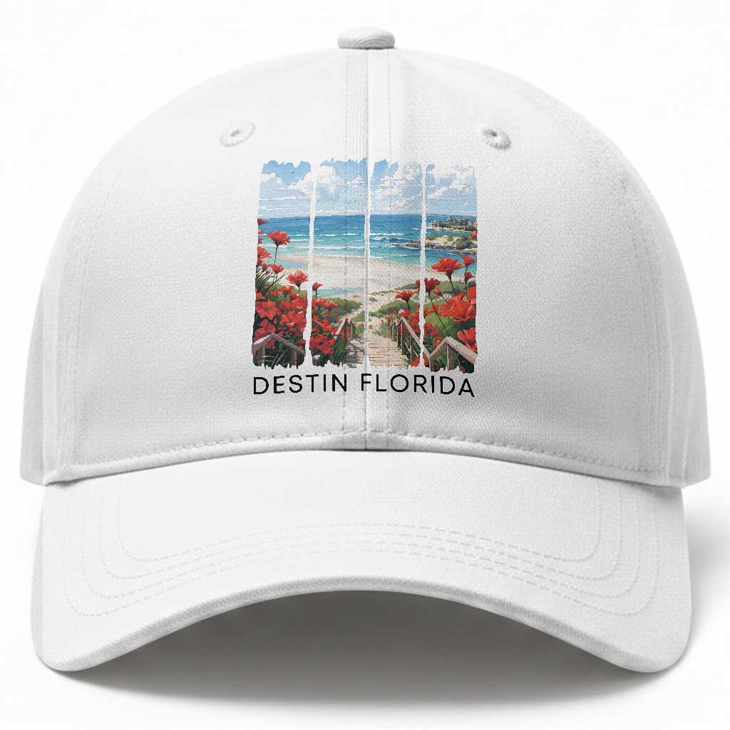 Destin Florida Baseball Cap Summer Travel Beach Vacation Gift