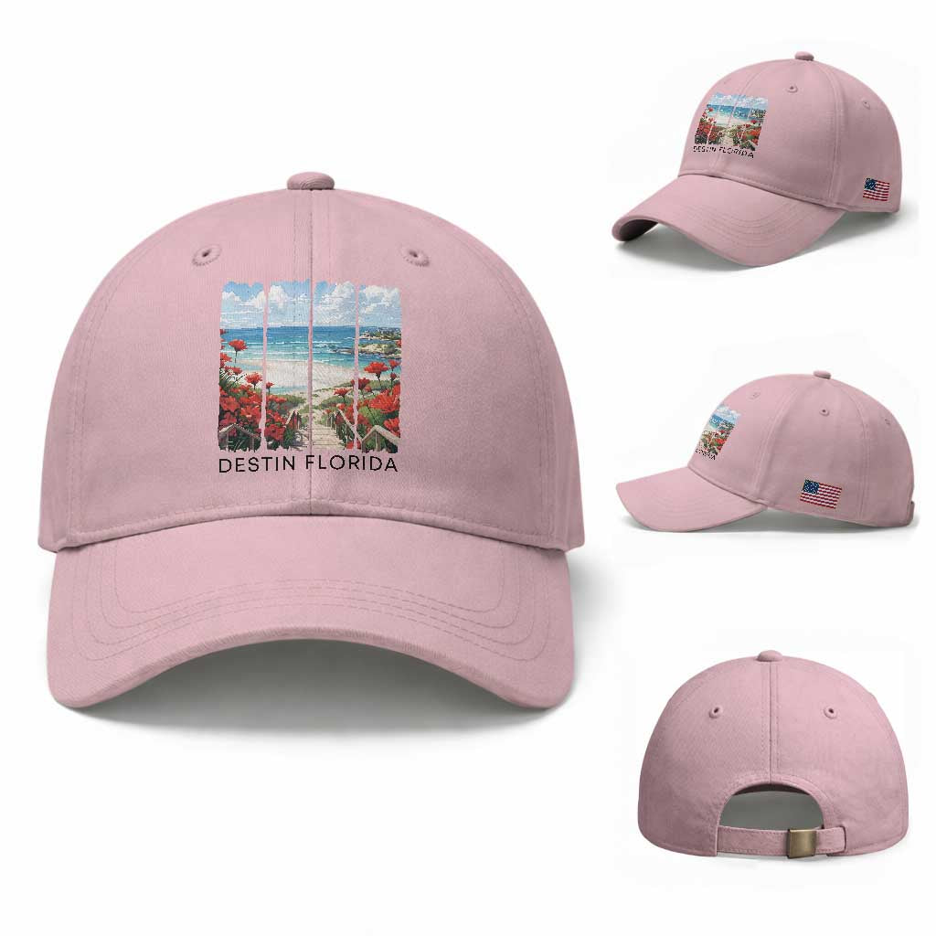 Destin Florida Baseball Cap Summer Travel Beach Vacation Gift